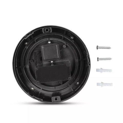 Oprawa V-TAC 7W LED Czarna Okrągła IP65 VT-831 3000K 550lm