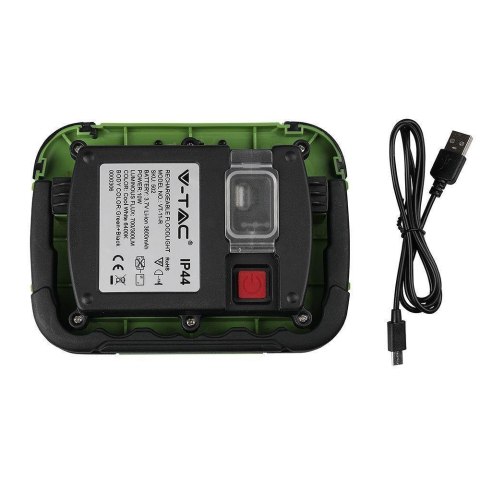 Projektor LED V-TAC 10W Ładowalny USB SAMSUNG CHIP 3,7V Li-Ion IP44 VT-11-R 4000K 700lm