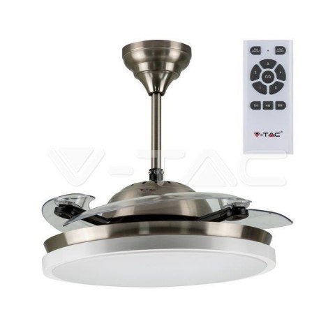 Wentylator Sufitowy V-TAC 132cm 107cm Chowane Ramiona 30W LED CCT VT-3042-3 3000lm