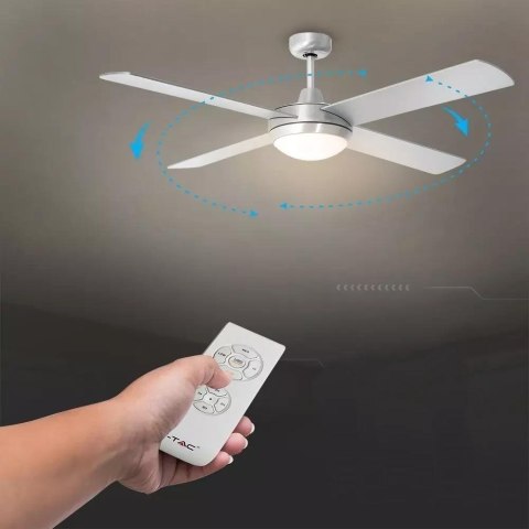 Wentylator Sufitowy V-TAC 132cm 2xE27 35W Pilot VT-6054-4
