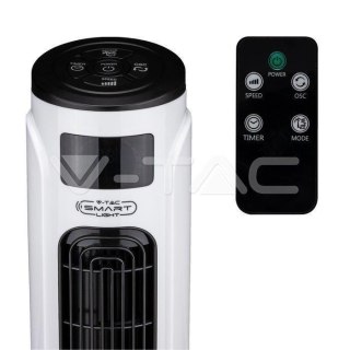 Wentylator Wieżowy SMART WiFi V-TAC 55W LCD Amazon Google Home Voice Control VT-5566