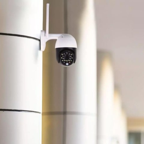 Kamera Zewnętrzna WiFi 8xLED 3MP IP65 RED&BLUE LIGHT V-TAC VT-5159