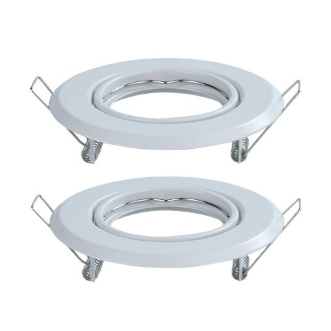 Oczko V-TAC GU10 Okrągłe Ruchome Białe (Opak. 2 szt) VT-817-RD-W