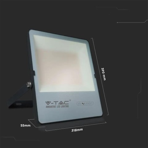 Projektor LED V-TAC 150W Czarny EVOLUTION 160Lm/W VT-49151 4000K 24000lm