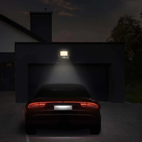 Naświetlacz Projektor LED V-TAC 20W SAMSUNG CHIP Czujnik Ruchu Czarny Z MUFĄ VT-128S 6500K 1510lm 5 Lat Gwarancji