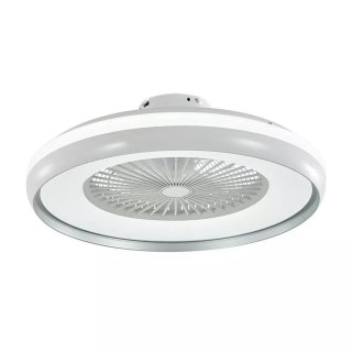 Wentylator Sufitowy V-TAC 45W LED Pilot RF CCT Szary VT-5022 3000lm