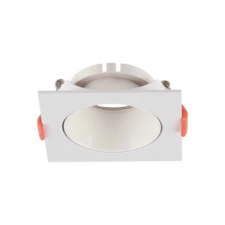 Oczko V-TAC GU10 Wpuszczane Kwadrat Białe/Białe VT-932-W 3 Lata Gwarancji