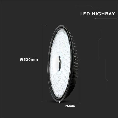 Oprawa LED High Bay V-TAC SAMSUNG CHIP 200W 90st VT-9-206S 6500K 23000lm 5 Lat Gwarancji