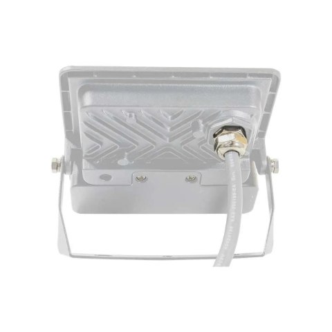 Projektor LED V-TAC 10W SAMSUNG CHIP Czujnik Ruchu Biały Przewód 1M VT-118S 6400K 735lm 5 Lat Gwarancji