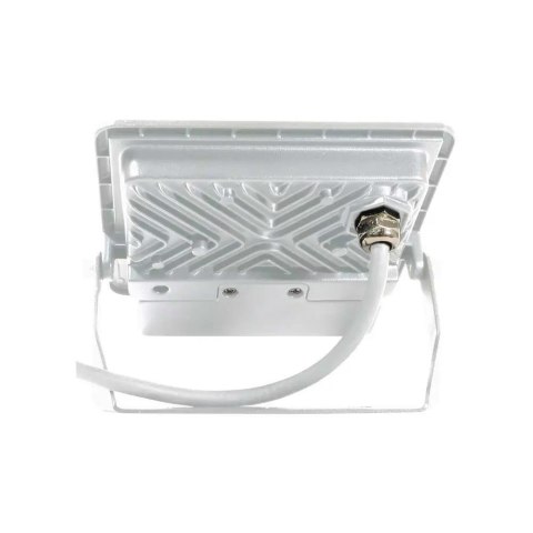 Projektor LED V-TAC 20W SAMSUNG CHIP Czujnik Ruchu Biały Przewód 1M VT-128S 3000K 1510lm 5 Lat Gwarancji