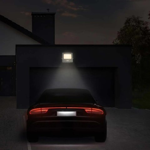 Projektor LED V-TAC 20W SAMSUNG CHIP Czujnik Ruchu Biały Przewód 1M VT-128S 3000K 1510lm 5 Lat Gwarancji