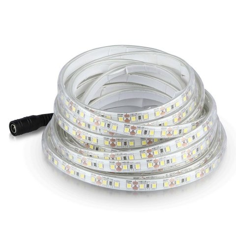 Taśma LED V-TAC SMD2835 1200LED 24V IP65 2xPCB RĘKAW 10mb 7,5W/m 120LED/m VT-2835-7.5 6500K 750lm
