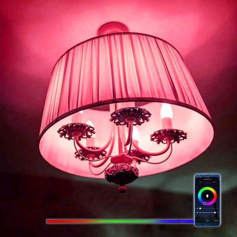 Żarówka LED V-TAC 4,8W E14 Kulka P45 Pilot VT-2234 3000K+RGB 320lm