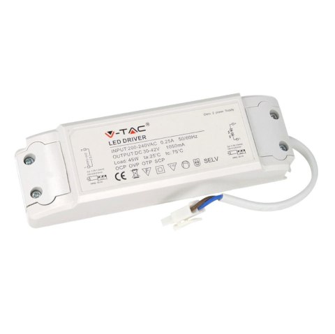 Plafon Panel LED V-TAC 40W 600x600 PMMA 120Lm/W VT-6060-6 6400K 4950lm