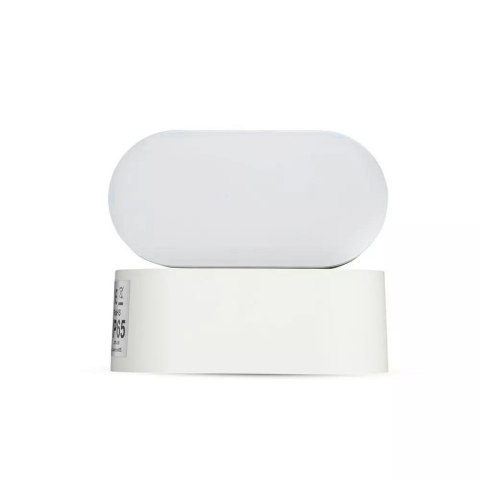 Kinkiet Ścienny V-TAC 6W LED Biały IP65 Obrotowy 350st VT-816-W-N 4000K 800lm