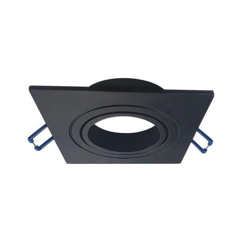 Oczko V-TAC Aluminiowe Odlew Kwadrat Czarne VT-782