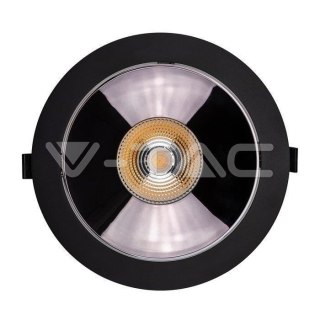 Oprawa Downlight V-TAC SAMSUNG CHIP 30W Czarna Uchylna VT-2-33 3000K 2400lm 5 Lat Gwarancji
