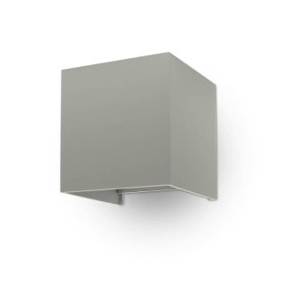 Oprawa Ścienna V-TAC 11W LED Góra Dół Regulowana Chip BRIDGELUX Szary Kwadrat IP65 VT-759-12-G 4000K 1360lm