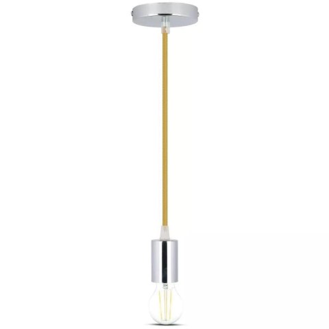 Oprawa Zwieszana V-TAC Chrom Metal Beżowy przewód VT-7338-BE 5 Lat Gwarancji