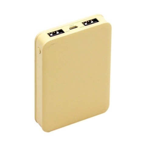 Power Bank V-TAC 5000mAh Żółty 63x94x15mm VT-3503