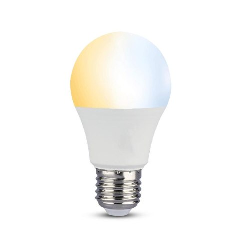 Żarówka LED V-TAC 9W E27 A60 Zmiana Koloru 3xKlik VT-2119 3W1 806lm