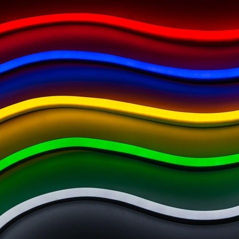 Neon Flex V-TAC 24V IP68 10mb Cięcie co 5cm 6,5W/m IP68 VT-554 Kolor Niebieski 260lm