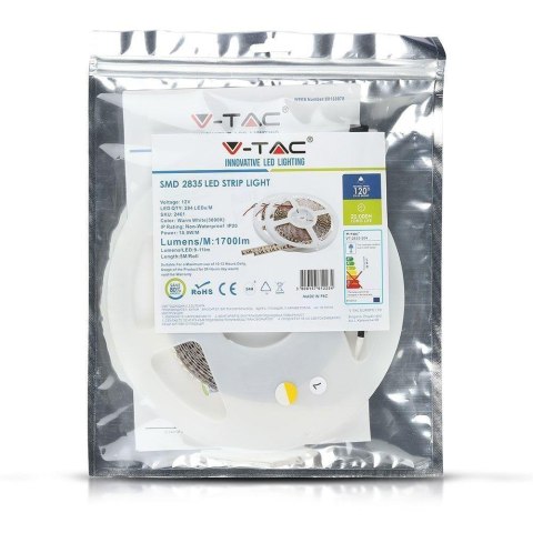 Taśma LED V-TAC SMD2835 1020LED IP20 18W/m VT-2835 4000K 1700lm