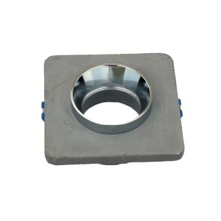 Oczko V-TAC GIPS BETON GU10 Kwadrat Wpuszczane Szary/Chrom VT-862-CHG 5 Lat Gwarancji