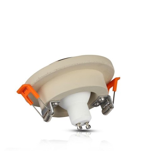 Oczko V-TAC GIPS BETON GU10 Okrągłe Wpuszczane Białe/Różowe Złoto VT-862-MRC 5 Lat Gwarancji