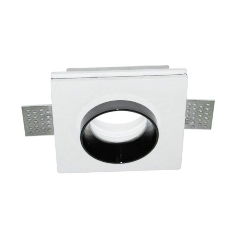 Oczko V-TAC GIPS GU10 Kwadrat Wpuszczane G-K Białe+Czarne VT-866-BSQ 5 Lat Gwarancji