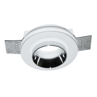 Oczko V-TAC GIPS GU10 Okrągłe Wpuszczane G-K Białe+Chrom VT-866-CRD 5 Lat Gwarancji