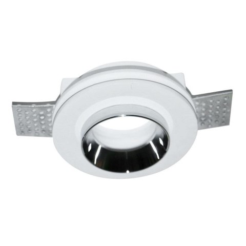 Oczko V-TAC GIPS GU10 Okrągłe Wpuszczane G-K Białe+Chrom VT-866-CRD 5 Lat Gwarancji