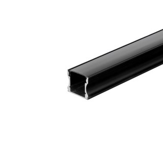 Profil Aluminiowy V-TAC 2mb Czarny, Klosz Czarny VT-8110