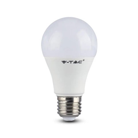Żarówka LED V-TAC 9W E27 A60 Czujnik Mikrofalowy VT-2219 6400K 806lm