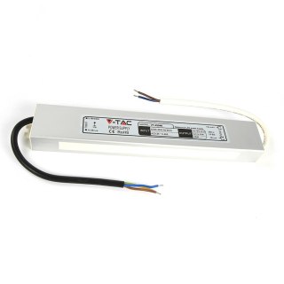 Zasilacz LED V-TAC 45W 12V 3,75A Metalowy Hermetyczny IP65 VT-22050