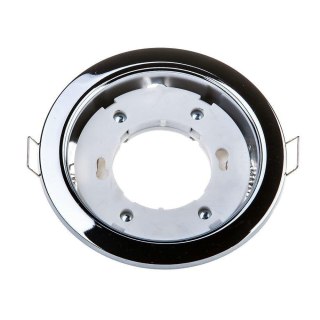 Oczko V-TAC 1xGX53 Wpuszczane Okrągły Chrom VT-715-CH