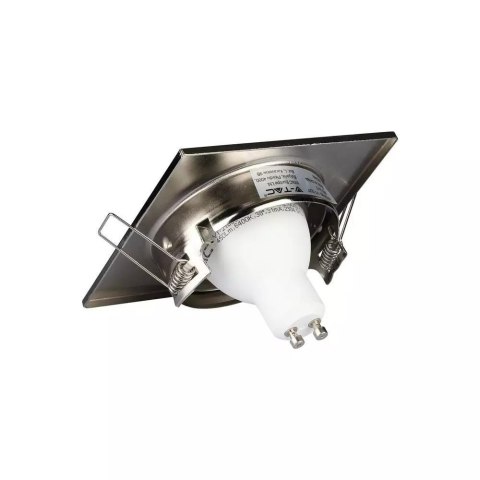 Oczko V-TAC GU10 Kwadrat Ruchome Satyna VT-7227SQ-SN