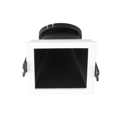 Oczko V-TAC GU10 Wpuszczane Białe/Czarne Kwadrat VT-875-WB 3 Lata Gwarancji