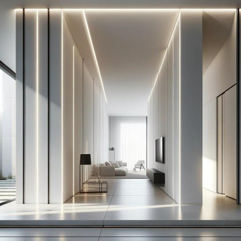 Profil Aluminiowy V-TAC 2mb Anodowany, Klosz Mleczny, Do gipsowania, Na dwie taśmy VT-8101