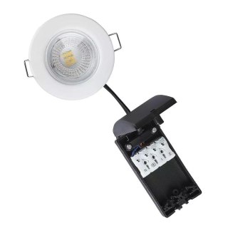Oczko LED V-TAC SAMSUNG CHIP 5W Hermetyczne IP65 Ściemnialne Białe VT-885 3000K 500lm 5 Lat Gwarancji