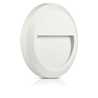 Oprawa Schodowa 2W LED V-TAC Biała Okrągła 230V IP65 VT-1142 4000K 60lm