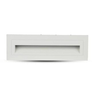 Oprawa Schodowa 6W LED V-TAC Wpuszczana Biały Prostokąt 230V VT-856 4000K 240lm