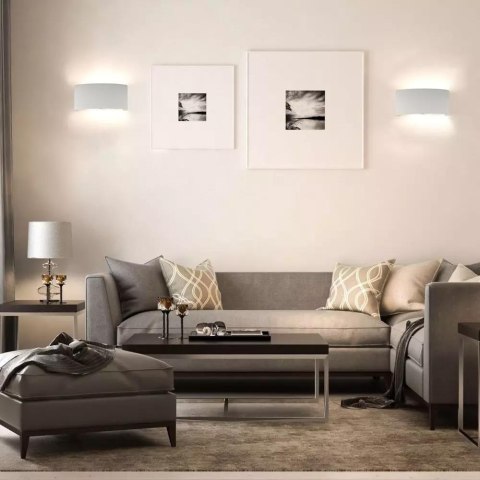 Oprawa Ścienna Góra Dół V-TAC 8W LED Biała IP54 VT-848 4000K 940lm