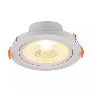 Oprawa V-TAC Downlight 7W LED Okrągły Biały VT-8407 6000K 560lm