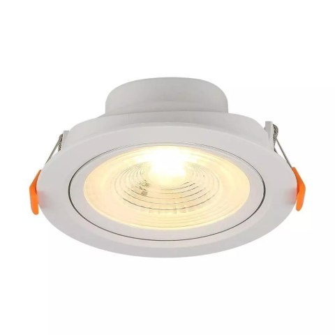 Oprawa V-TAC Downlight 7W LED Okrągły Biały VT-8407 6000K 560lm