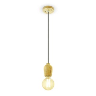 Oprawa Zwieszana V-TAC Drewno Czarny Przewód VT-7778-BK 5 Lat Gwarancji