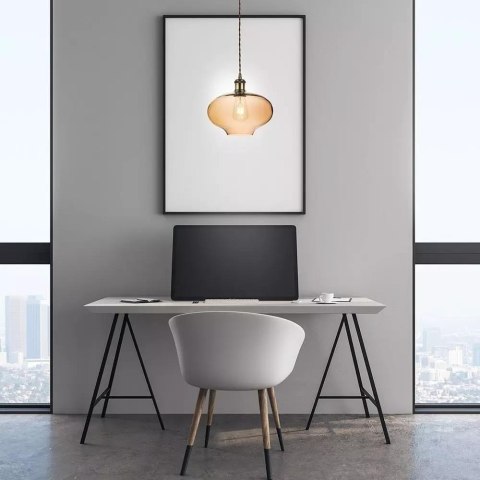 Oprawa Zwieszana V-TAC LOFT Szkło Bursztyn VT-7290 5 Lat Gwarancji