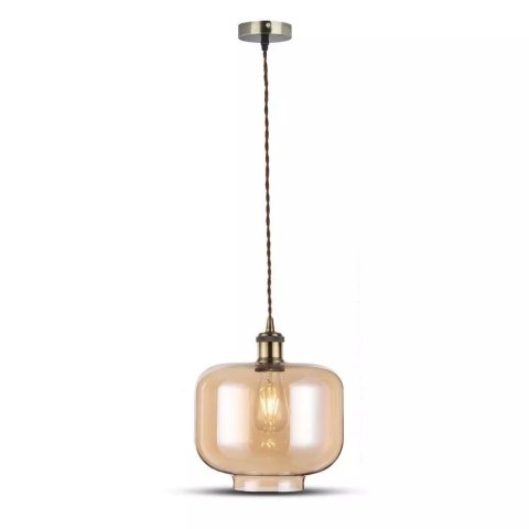 Oprawa Zwieszana V-TAC LOFT Szkło Bursztyn VT-7320 5 Lat Gwarancji