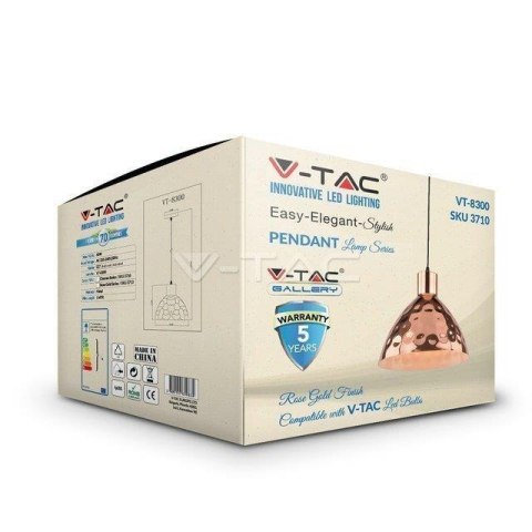 Oprawa Zwieszana V-TAC Miedziana fi300 VT-8300 5 Lat Gwarancji