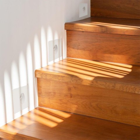 Oprawa Schodowa 3W LED V-TAC Kwadrat Biały 230V VT-1109 4000K 270lm